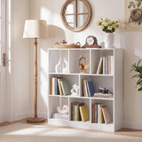 Tangkula 8-Cube Bookcase Modern Cubby Bookshelf