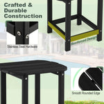 Weather Resistant Adirondack Table - Tangkula
