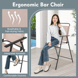 Tangkula 3 Piece Outdoor Bar Set