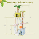 Tangkula 71 Inch Tall Cat Tree