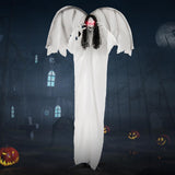Tangkula 6.6 FT Halloween Animatronic Standing Angel