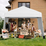 Tangkula 9.2x14 Ft Pop up Canopy with Sidewalls