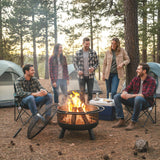 Tangkula Fire Pit for Outside Wood Burning