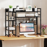 Tangkula Desktop Bookshelf for Computer Monitor Up to 32”