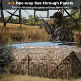 Tangkula 2-6 Person Hunting Blind with Camo Cover