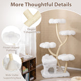Tangkula 65 Inch Tall Cat Tower with Sisal Scratching Posts