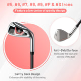 Tangkula Women's Complete Golf Clubs and Bag Set with Headcovers and Putter