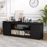 Tangkula TV Stand for 75 80 inch TV