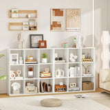 Tangkula 9-Cube Bookcase, 4-Tier Bookshelf with Open Compartments