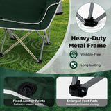 Tangkula 2 Person Camping Chair with Padded Seat
