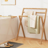 Tangkula Freestanding Towel Rack