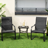 2 Pieces Outdoor Dining Chairs - Tangkula