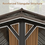 Tangkula 12x12 FT Hardtop Gazebo