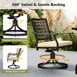 Tangkula Swivel Patio Chair Set of 4