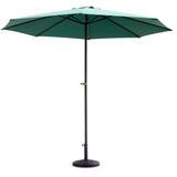 30lbs Patio Market Umbrella Base, Heavy Duty Outdoor Stand, Cast Iron Umbrella Holder for Garden Beach, Classic Round Umbrella Standing Deck Porch