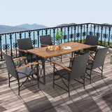 Tangkula Patio Wicker Chair Set of 2, Outdoor PE Rattan Chairs