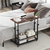 Tangkula Mobile Computer Desk Cart