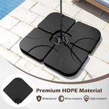 Tangkula Umbrella Base Set of 4,