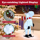 Tangkula Lighted Christmas Reindeer Decoration