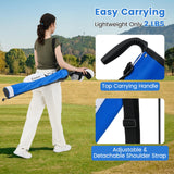 Tangkula Golf Stand Bag for The Driving Range with Shoulder Strap Pocket and Bottle Holder for Men Women