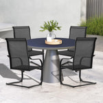 2 Pieces Outdoor Dining Chairs - Tangkula