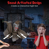 Tangkula Animated Halloween Decoration, Zombi Prisoner