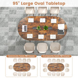 Tangkula 95" Conference Table