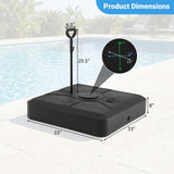 Tangkula 330 lbs Umbrella Base with Wheels