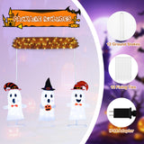 Tangkula Set of 3 Lighted Halloween Decorations Outdoor/Indoor