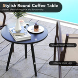 Tangkula 3 Pieces Patio Chair Set