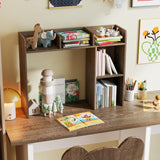 Tangkula 5 Shelves Desktop Bookshelf Multipurpose Storage Organizer