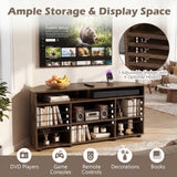 Tangkula 4-Tier Corner TV Stand for TVs up to 55 Inch