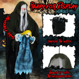 Tangkula 6.1 Ft Hanging Halloween Animatronic Decoration