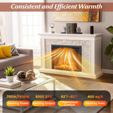 Tangkula 26”Electric Fireplace Insert with Remote Control