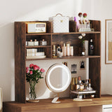 Tangkula Desktop Bookshelf for Computer Up to 32”（6 Shelves）