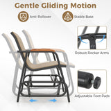 Tangkula 2/3-Person Outdoor Glider Bench