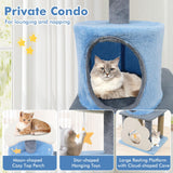 Tangkula Cute Cat Tree 31.5 Inch Multi-Level Cat Tower
