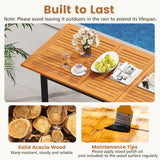 Tangkula 7-Piece Patio Dining Set