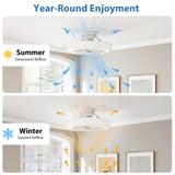 Tangkula Ceiling Fan with Lights and Remote