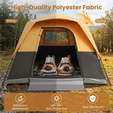 Tangkula 6-Person Camping Tent  for Family Camping & Hiking