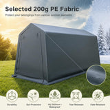 Tangkula 8.3 x 14 FT Heavy Duty Outdoor Storage Shed