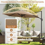 Tangkula 9 FT Cantilever Patio Umbrella
