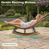 Tangkula Patio Lounge Chair for Porch Yard Pool