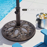 Tangkula 22 lbs Heavy Duty Umbrella Base