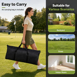 Tangkula 10 FT x 7.4 FT Golf Practice Hitting Net with Carry Bag