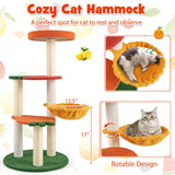 Tangkula Fruit Cat Tree Chic Vegetable Cat Tree for Indoor Cats