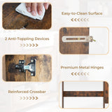 Tangkula Over the Toilet Storage Cabinet with Toilet Paper Holder & Adjustable Shelves