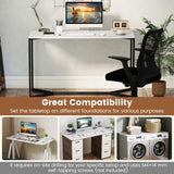 Tangkula Universal Relevance Table Top 48” x 24” Whole Piece Table Top for Standing Desk