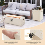 50,000 BTU Propane Fire Pit Table Set - Tangkula