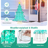 Tangkula 4 FT Lighted Artificial Christmas Tree
